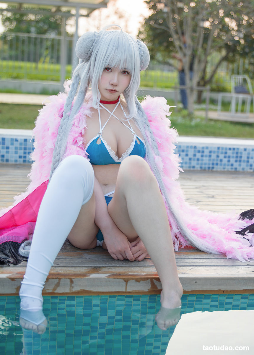 图片[3]-麻花酱 –  可畏泳装+女仆[30P-306M]-绅士图