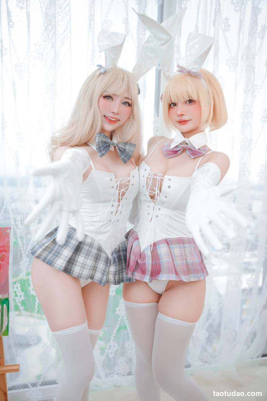 Azami - NO.82 &Sally Dorasnow White Bunny Girl [15P-134MB]-绅士图