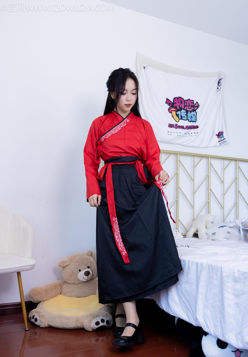 图片[4]-物恋传媒 NO.2330 纱纱-汉服、皮鞋、白棉袜、薄肉丝（脚尖加固款）[219P-1V-6.66G]-艺库