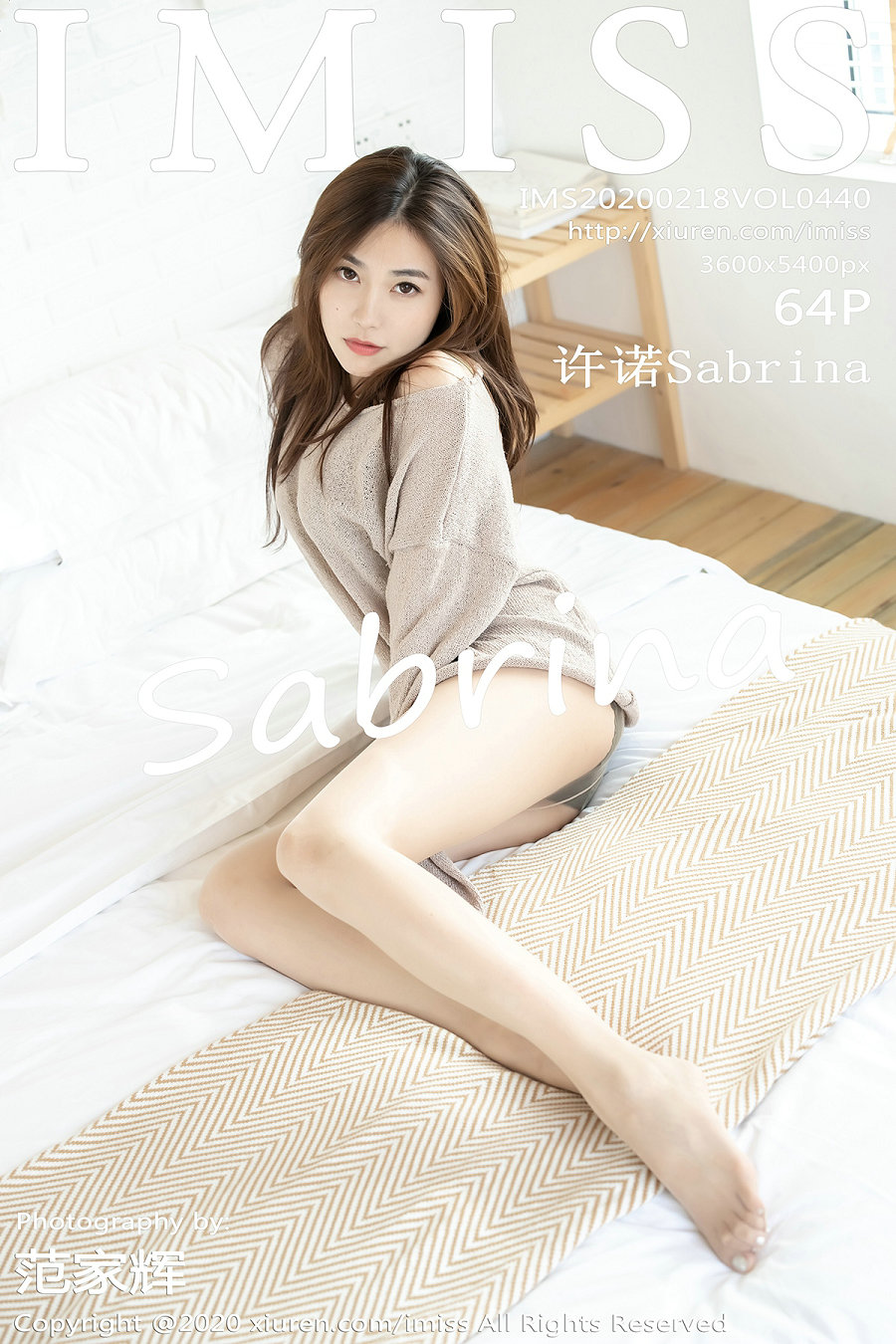 / IMiss /爱蜜社 2020.02.18 Vol.440 许诺Sabrina / 64P171MB / 秀人旗下-绅士图