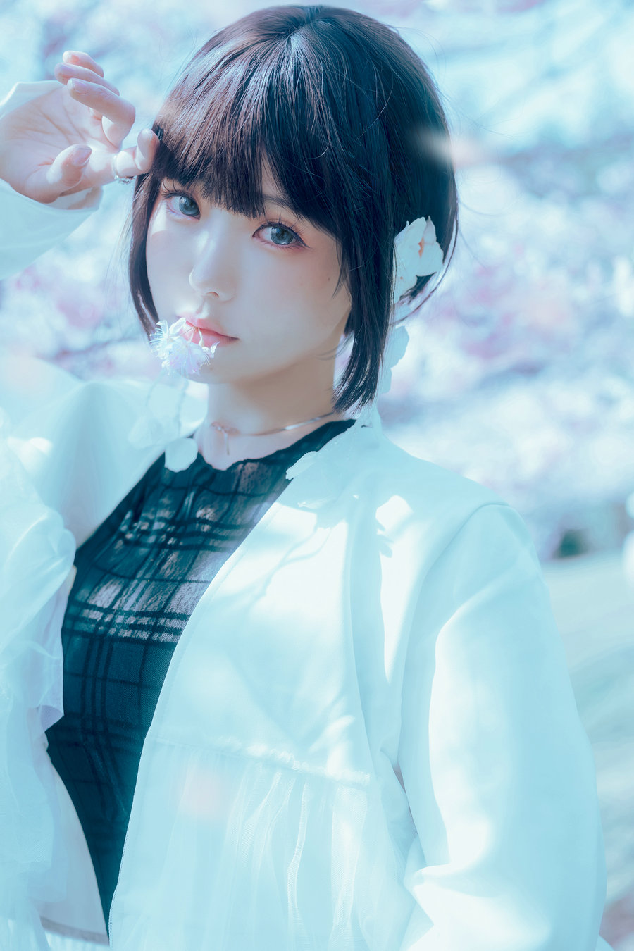 Ely_eee(ElyEE子) - 17°C Pink Sakura17°C粉櫻 / 43P1V-149MB / cos萌妹-绅士图