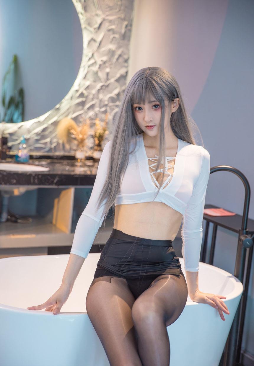 冬马路纱- 浴缸湿身黑丝[23P-410MB]-艺库