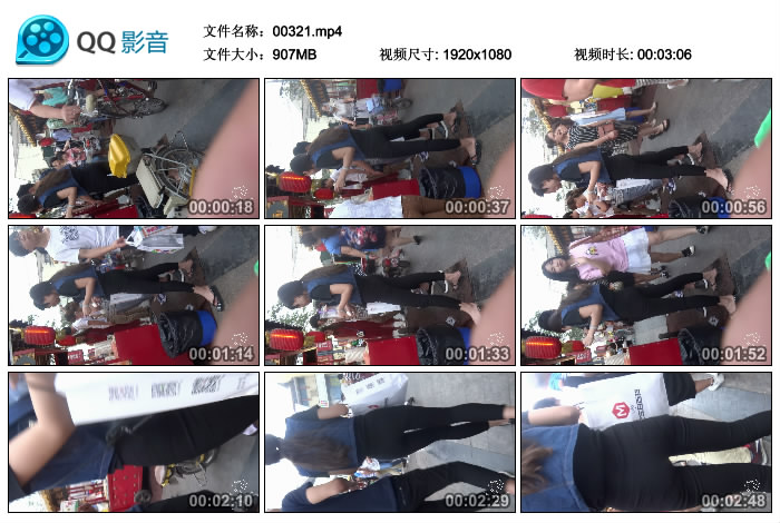 精选街拍视频 No.118 Paul大师作品 黑色紧身长腿妹妹 / MP4-3.51GB / 街拍视频-绅士图