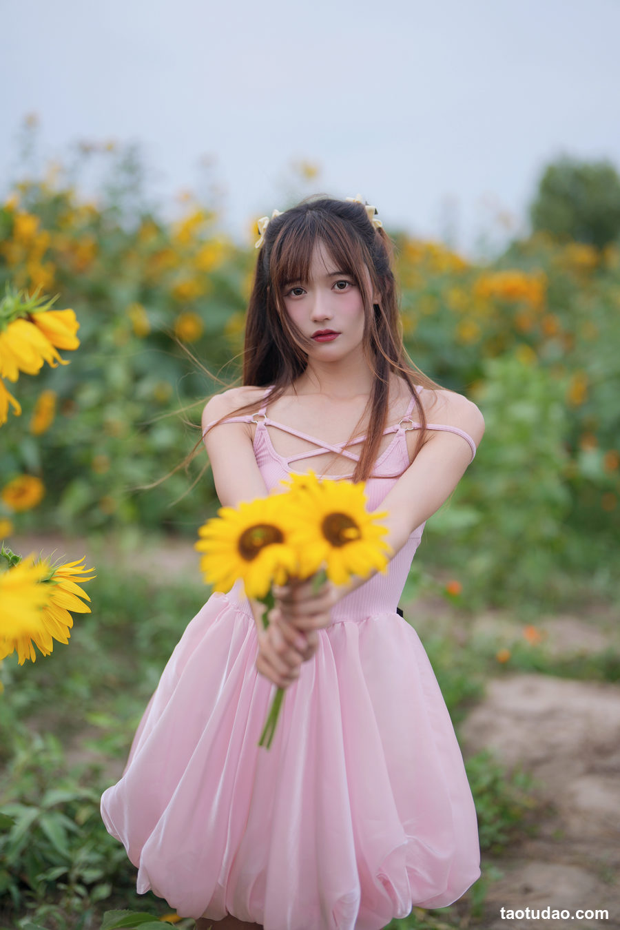 图片[3]-兔子Zzz不吃胡萝卜 –  蓝调向日葵少女 [28P-316MB]-绅士图