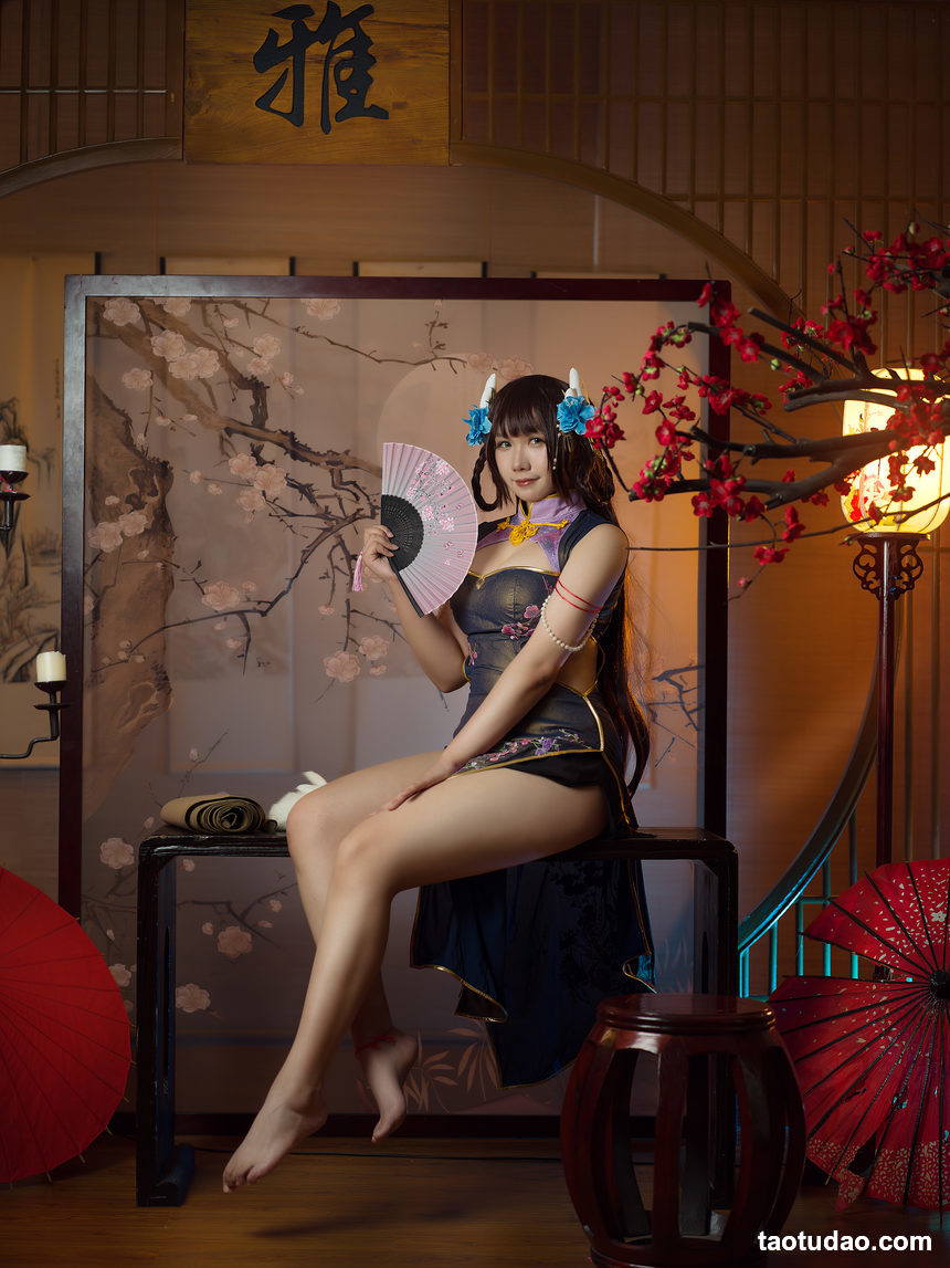 图片[4]-麻花麻花酱w-碧蓝航线-比睿旗袍[31P-280MB]-绅士图