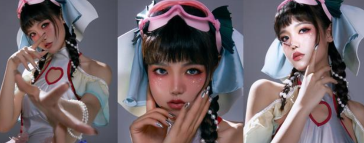 这COS有点意思!贝壳当抹胸,海星做手链,美成迪士尼在逃公主