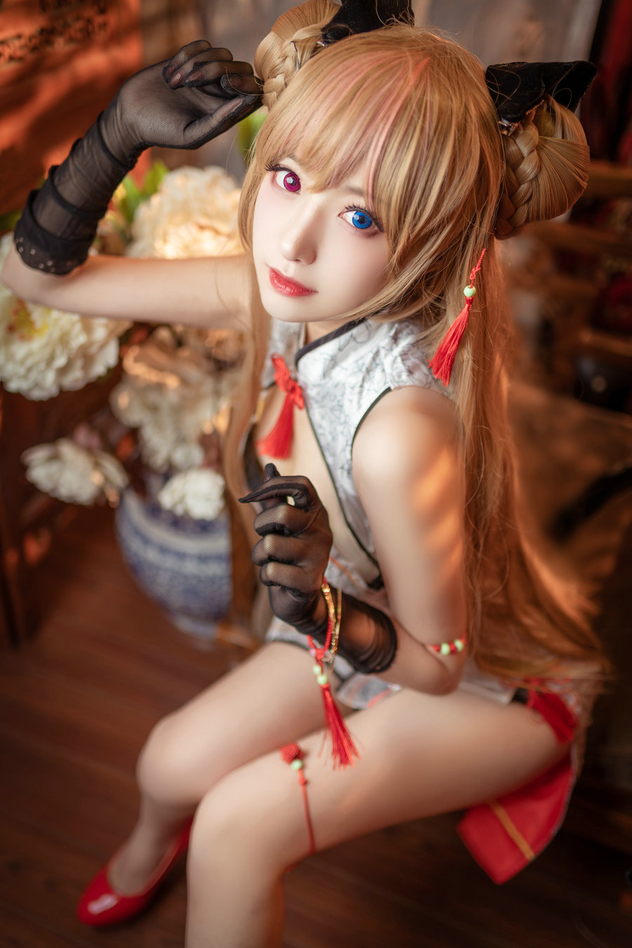 Shika小鹿鹿 - 蜂糖花 / 20P-54MB / cos萌妹-绅士图