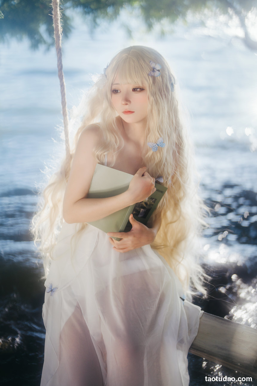 图片[4]-是三不是世w –  湖边白裙 [15P-233MB]-绅士图