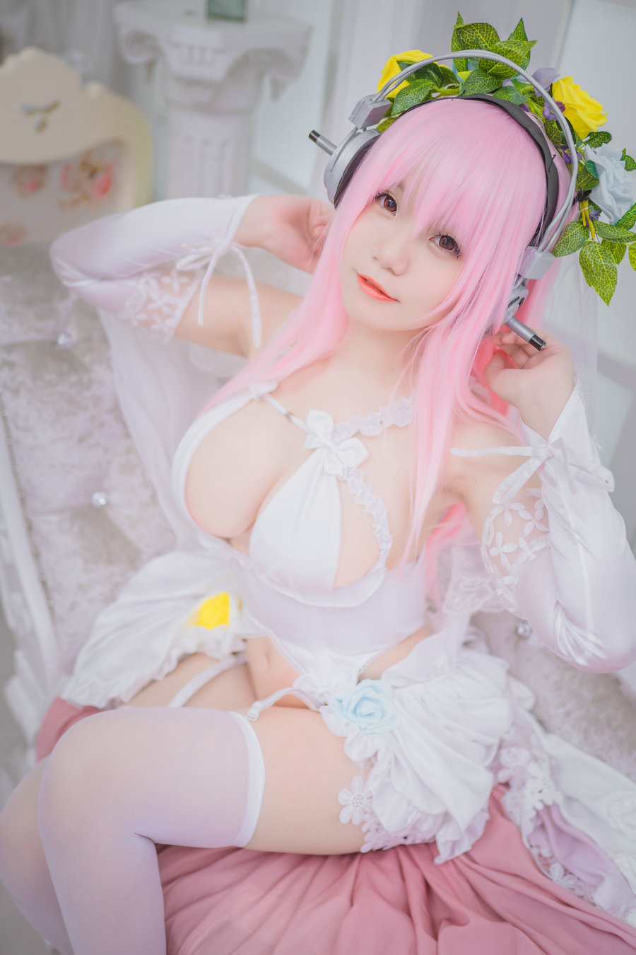 Yoko宅夏Cos – 索尼子 婚纱 / 18P-128MB / cos萌妹-绅士图