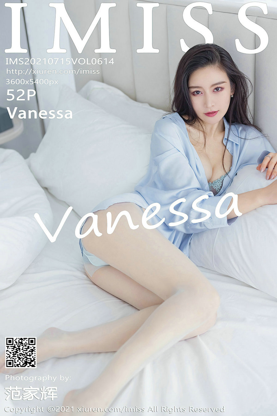 / IMiss /爱蜜社 2021.07.15 Vol.614 Vanessa / 52P409MB / 秀人旗下-绅士图