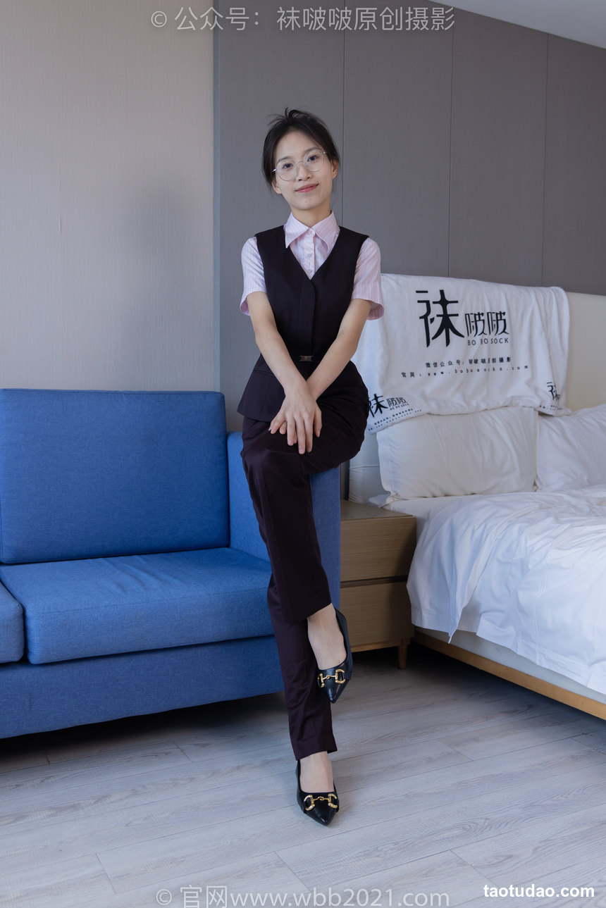 图片[3]-[BoBoSocks袜啵啵]NO.271 芝士-平底鞋、短肉丝、银行制服[147P+1V／6.04GB]-绅士图