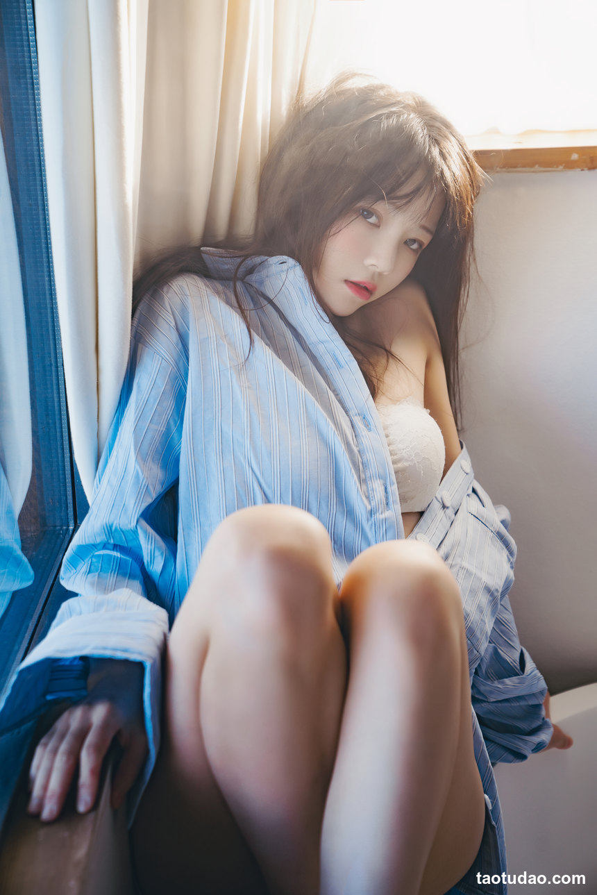 图片[2]-桜桃喵 –  蓝衬衫 [44P-1.10GB]-绅士图