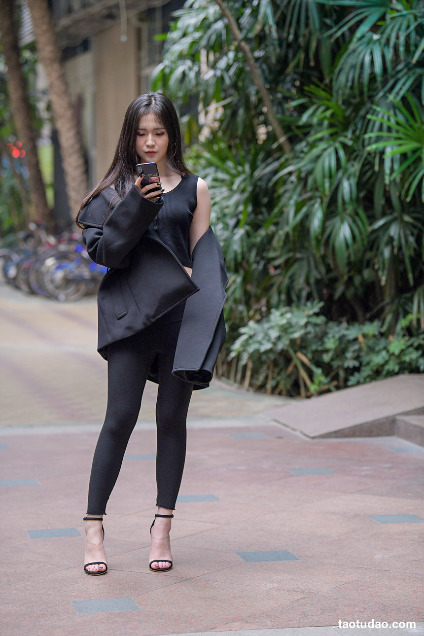 图片[2]-精选街拍作品 NO.0085 黑色紧身裤高跟美女图集[362P／330MB]-绅士图
