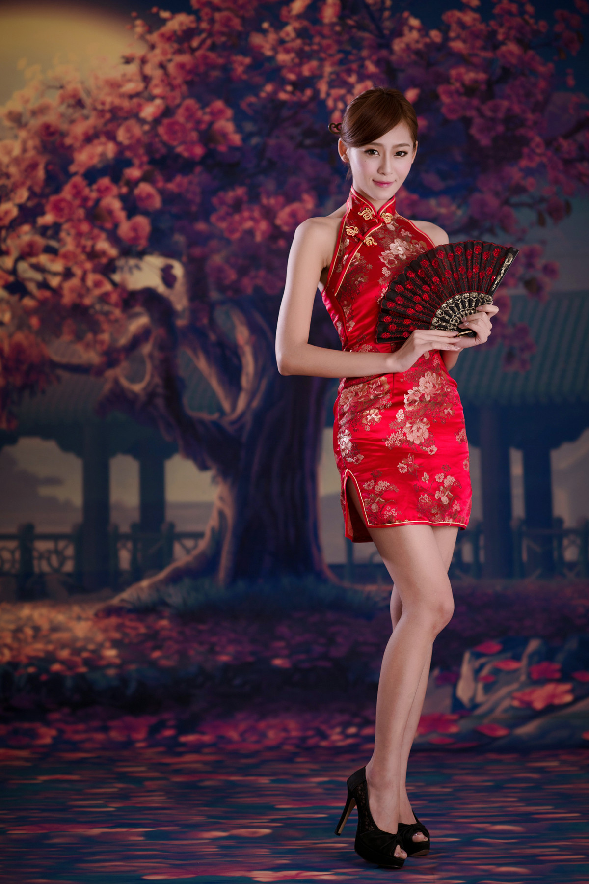 Beautyleg女神 Winnie小雪红色旗袍性感迷人/ 42P/191MB / 美图集锦-绅士图