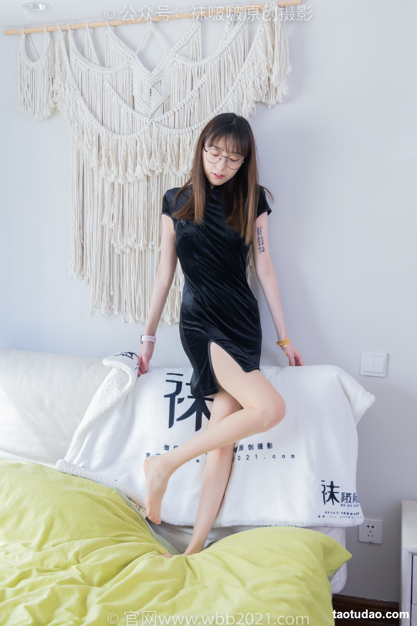 图片[3]-[BoBoSocks袜啵啵]NO.482 稚予-高跟鞋、厚黑丝大腿袜、肉丝、旗袍[140P+1V／5.56GB]-绅士图