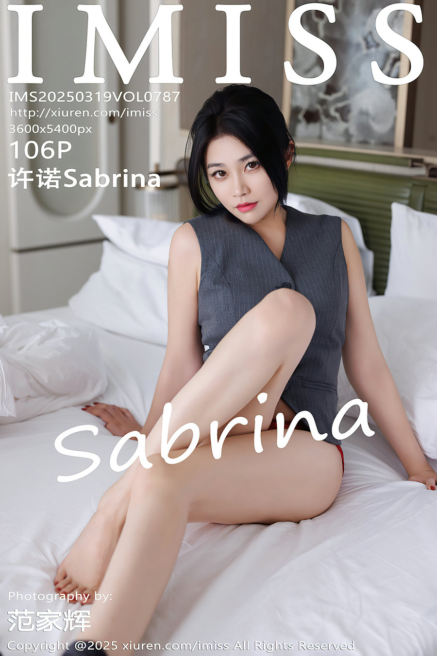 / IMiss /爱蜜社 2025.03.19 Vol.787 许诺Sabrina / 106P952MB /-艺库