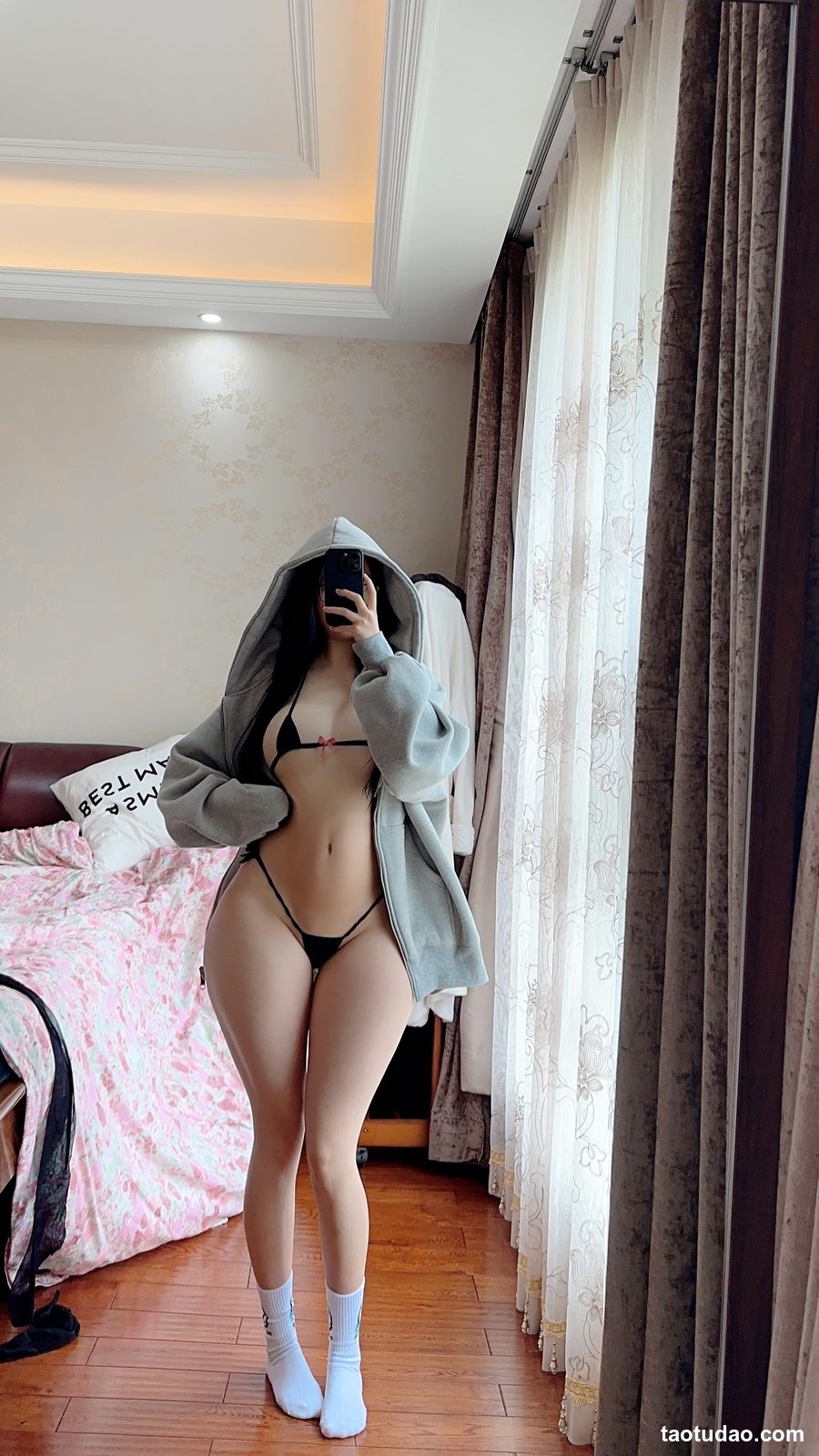 图片[3]-俏妞qiaoniuTT – 超性感黑丝比基尼 [15P-44MB]-绅士图