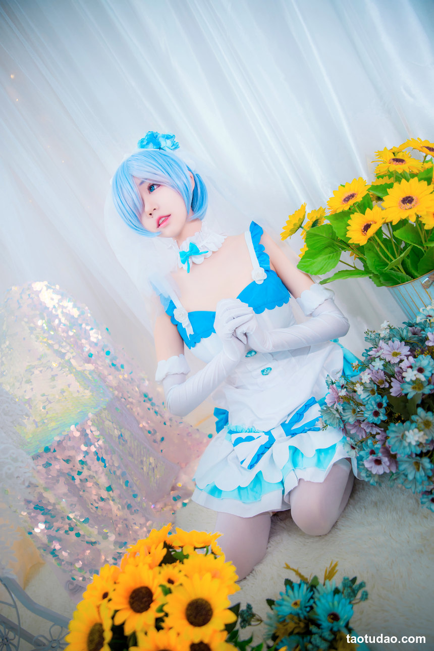 图片[2]-猫君君_MaoJun – NO.24 蕾姆花嫁 [38P-295MB]-绅士图