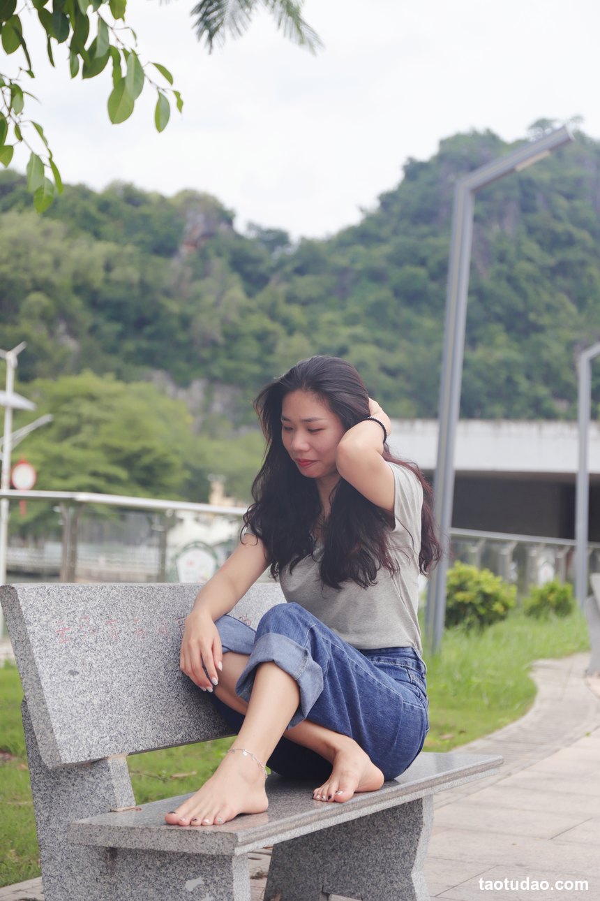 图片[2]-Pary摄影 NO.031 小允牛仔裤精致美甲红润脚底[144P／752MB]-绅士图