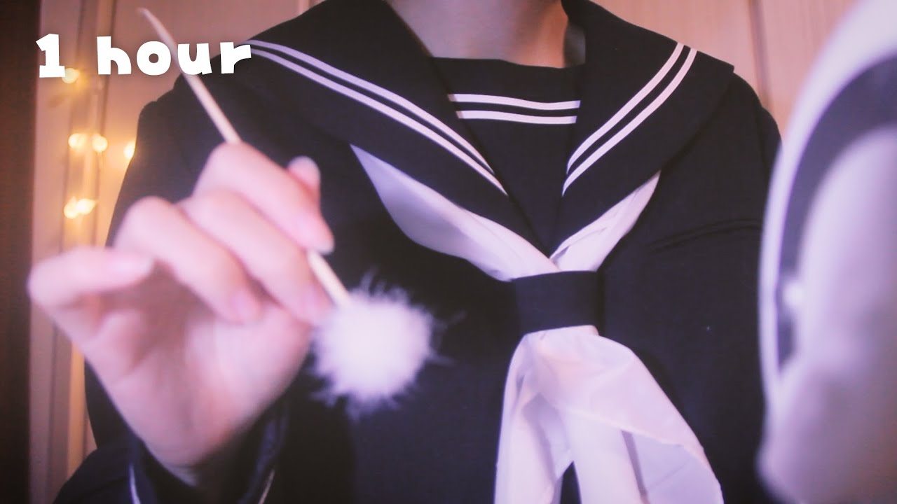 [無口]1小时的大脑升天|JK的7种掏耳朵|3Dio无人声-迷路的番茄 / 国内ASMR-绅士图