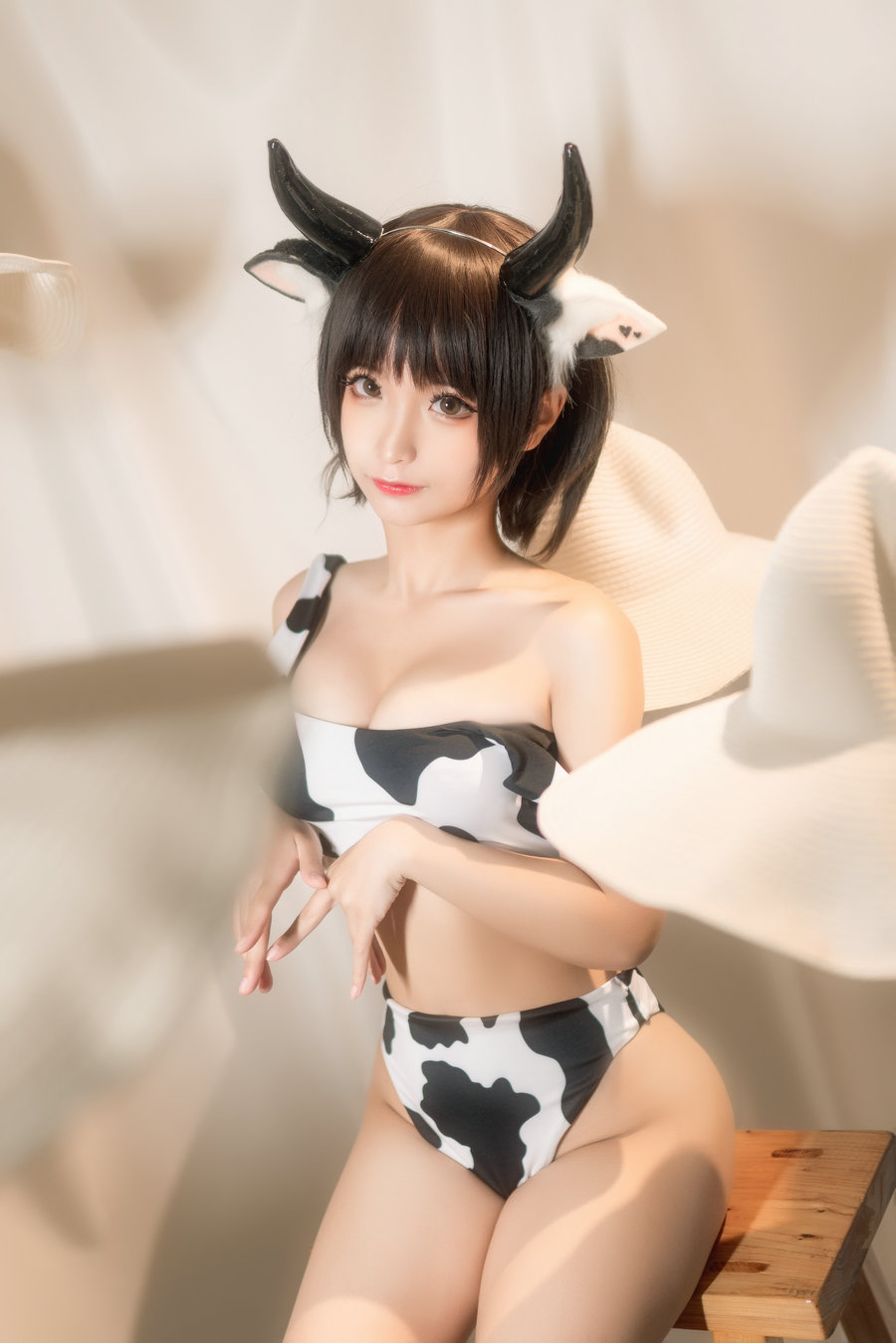 动漫博主蠢沫沫 - 花花牛 / 40P-451MB / cos萌妹-绅士图