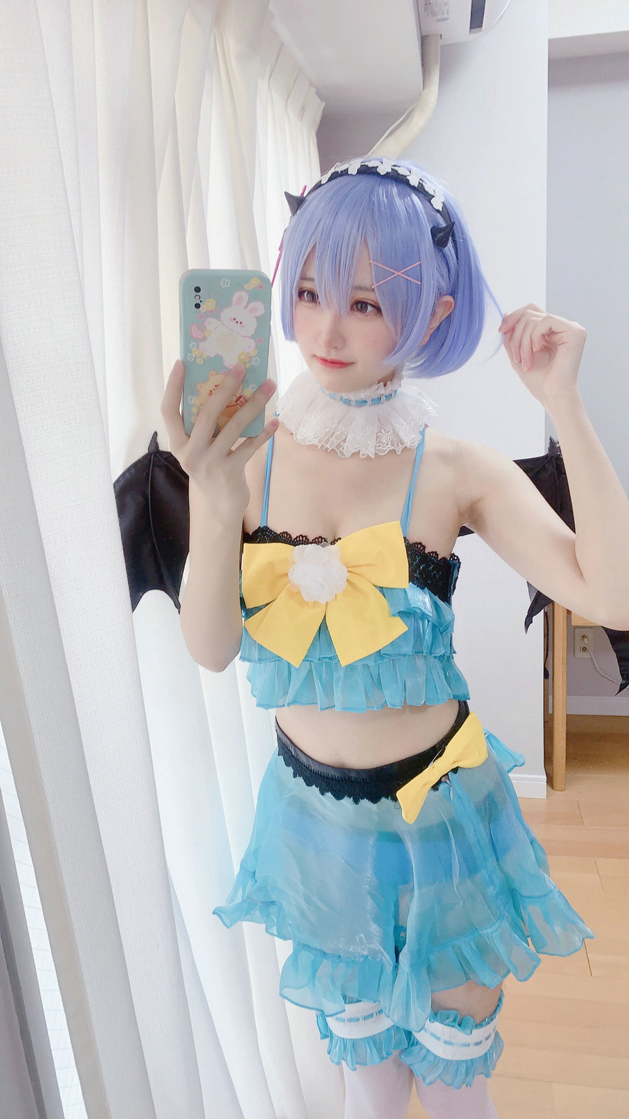 千阳(ちよ) – 雷姆小恶魔cos / 11P-33MB / cos萌妹-绅士图