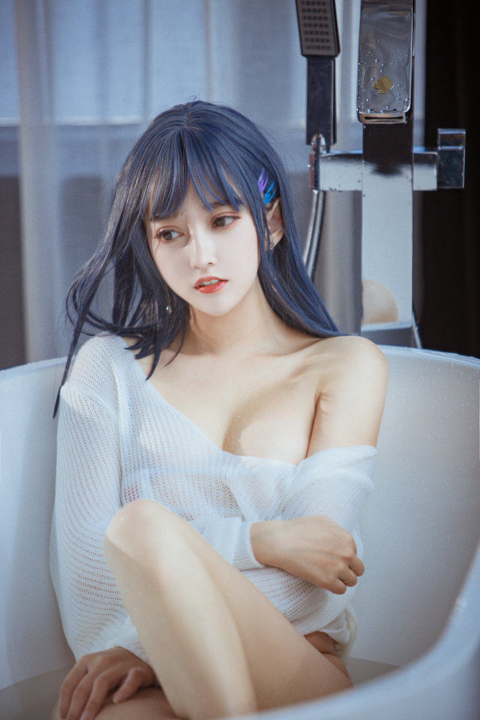 斗鱼米线线sama写真 - 浴缸 / 23P-282MB / cos萌妹-绅士图