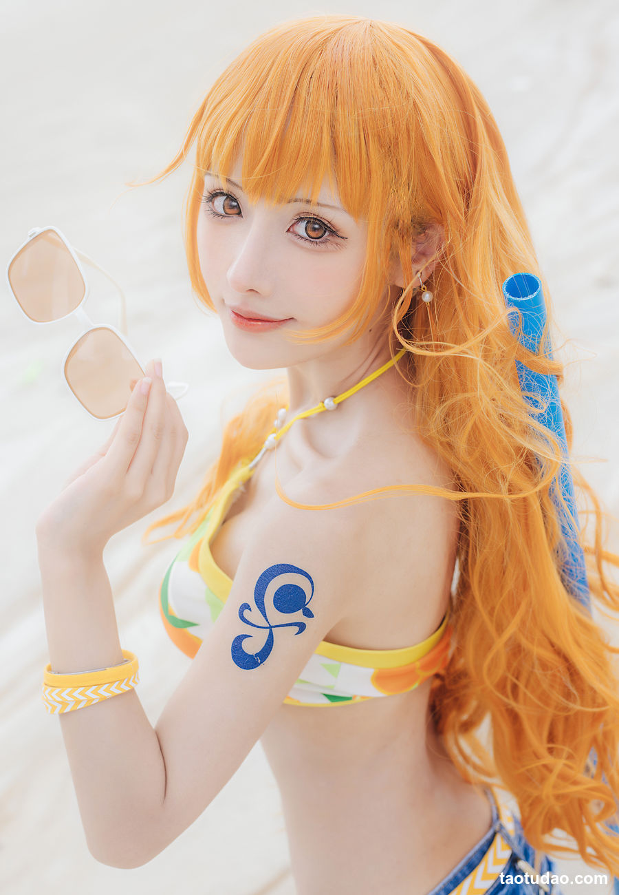 图片[3]-紫氯氯 – NO.18 海贼王 娜美 [9P-19MB]-绅士图