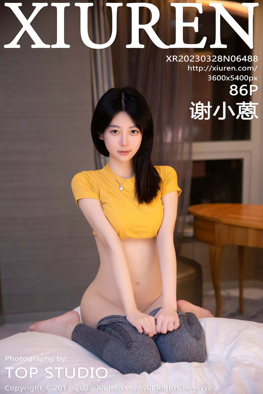 / 秀人美媛馆 / 2023.03.28 No.6488 谢小蒽 / 86P614MB / 秀人网-绅士图