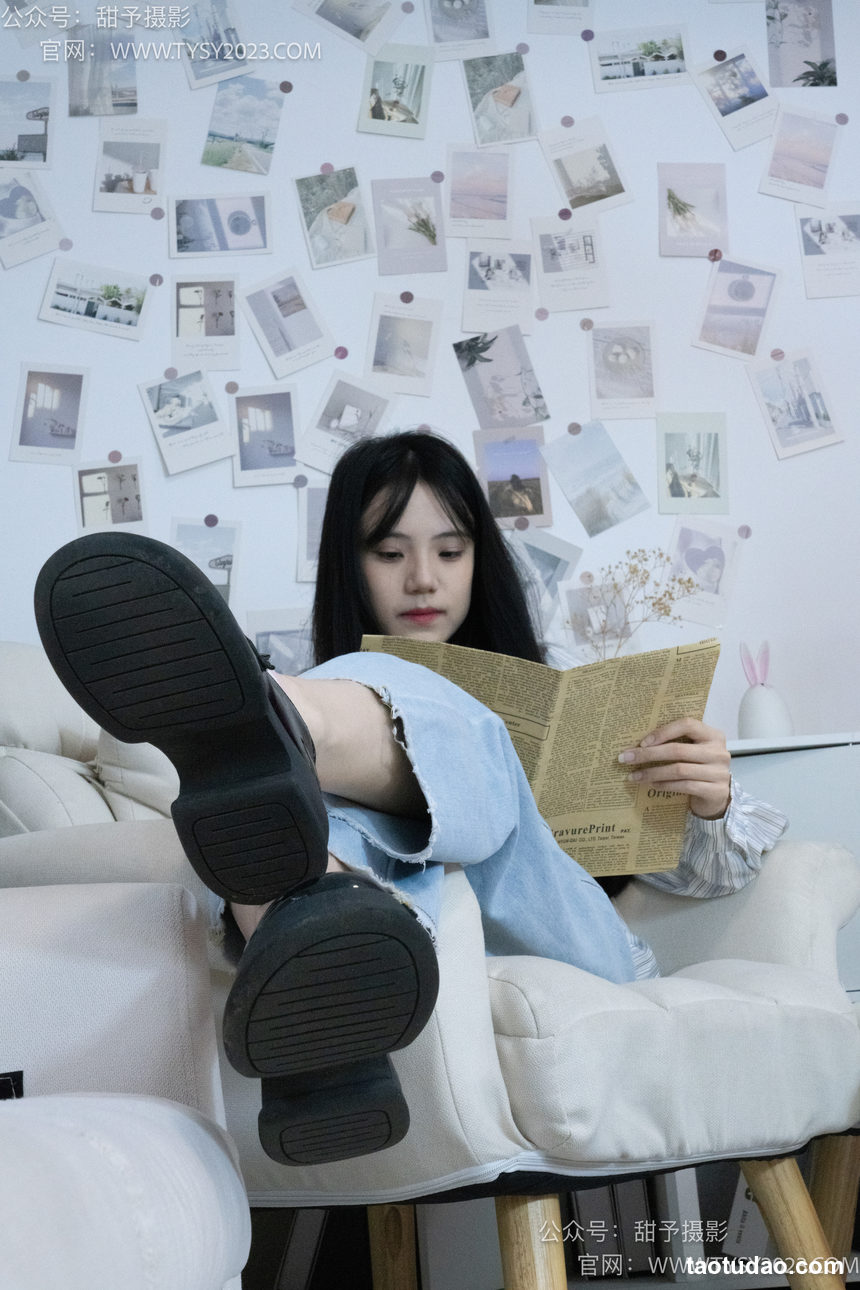 图片[3]-甜予摄影 NO.028 胡桃-皮鞋、白棉袜、裸足[124P+2V／10.0GB]-绅士图