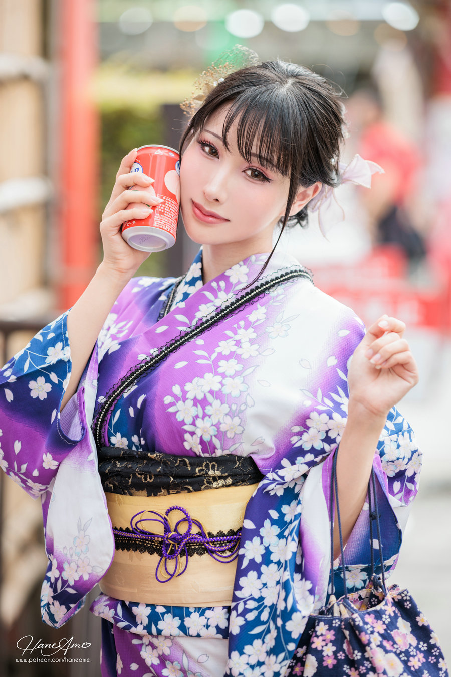 Hane Ame 雨波写真 - Original Violet Kimono 紫羅蘭夏日浴衣 / 109P9V-1.82GB / cos萌妹-绅士图