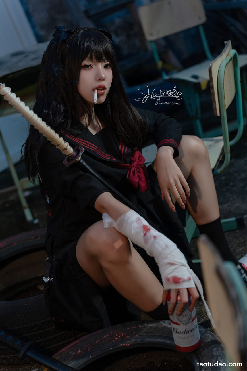 图片[2]-咬一口兔娘(Yiko湿润兔) –  不良女高 [73P+1V-1.79GB]-绅士图