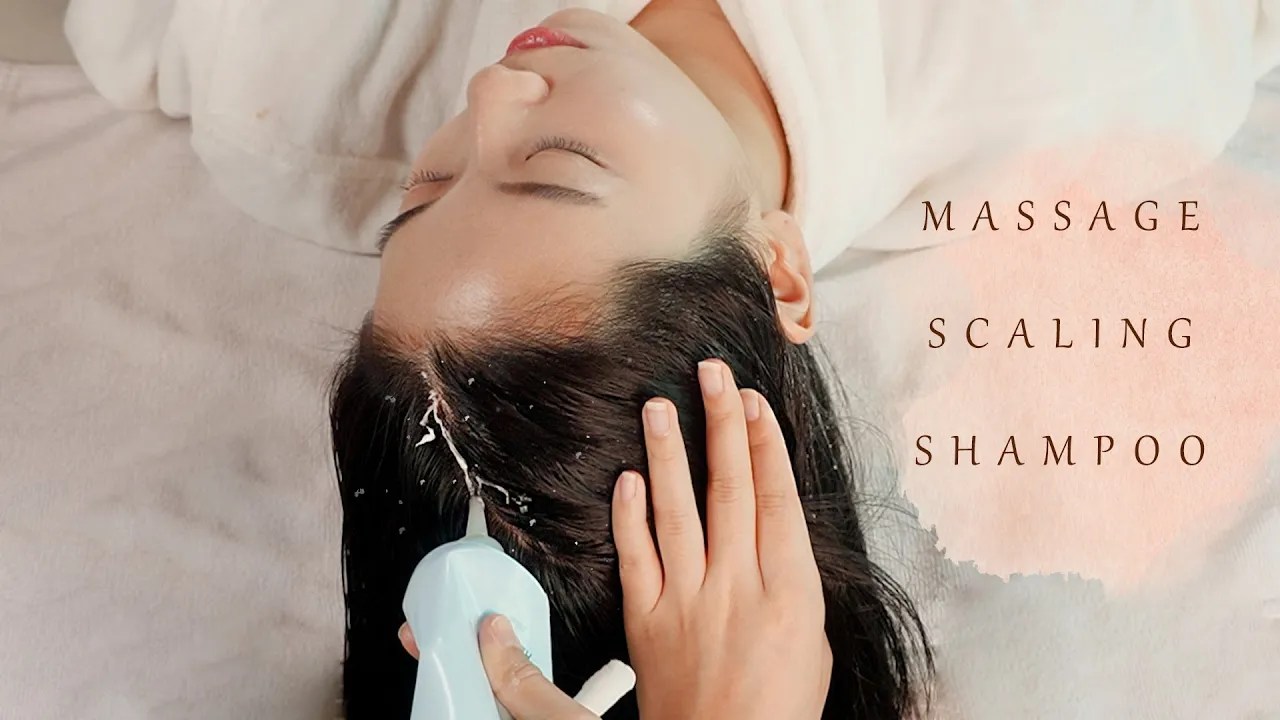 [Suna]头皮按摩|头皮去角质|洗头发|无人声-ASMR Suna 꿀꿀선아 / 韩国ASMR-绅士图