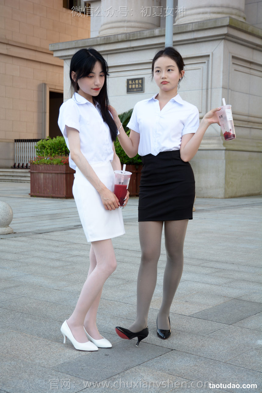 图片[4]-初夏女神 NO.226 柒柒、双双 黑白正装[90P+1V／3.59GB]-绅士图