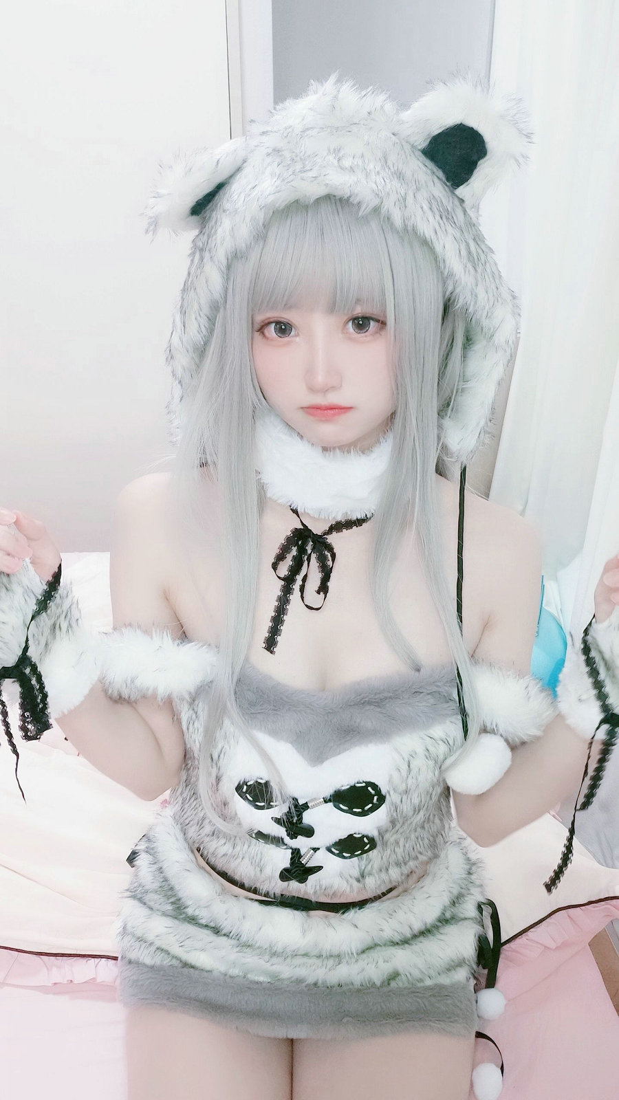 千阳(ちよ) - 白熊 / 14P-17MB / cos萌妹-绅士图