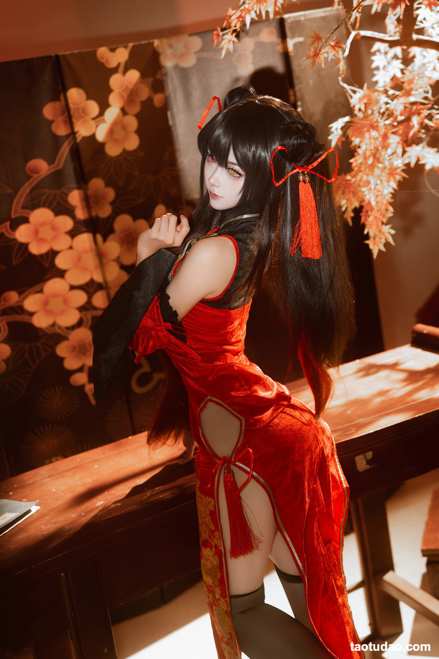 图片[3]-Seya-狮砸 2025年01月限定 狂三旗袍 [12P-200MB]-绅士图