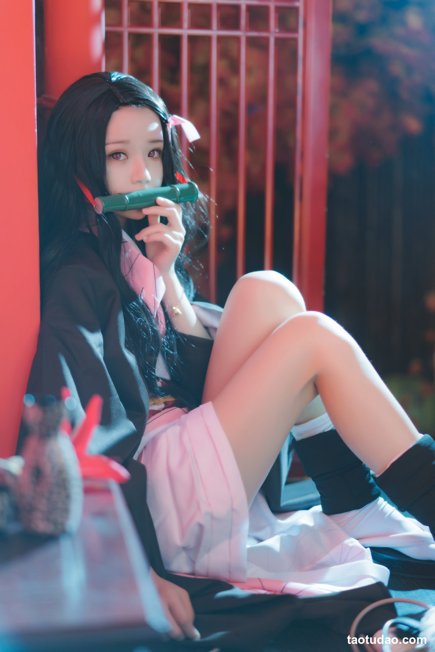 图片[2]-[YITUYU艺图语]2022.05.02 COSPLAY 弥豆子 桜桃喵[22+1P／461MB]-绅士图