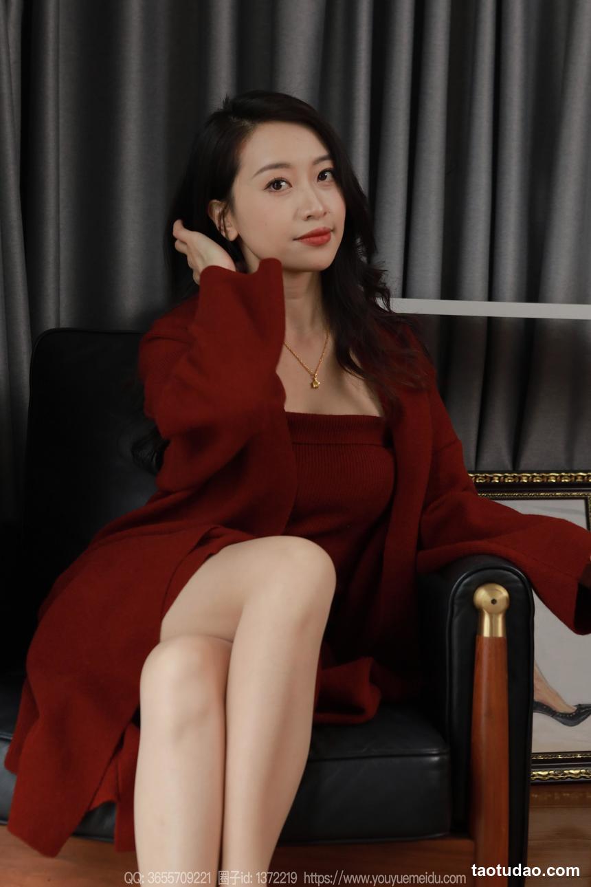 图片[2]-[IESS异思趣向] 2025.01.31 丝享家 1965 小婕《红色针织裙（下）》[83P-77.4M]-绅士图