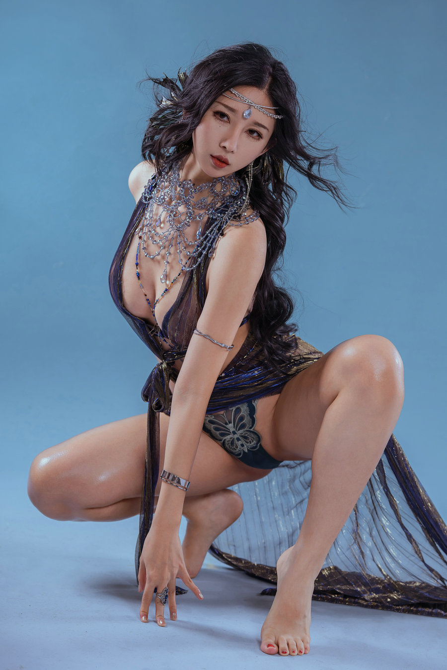 云溪溪 - 奶桃 塞壬七世·海妖 / 28P-322MB / cos萌妹-绅士图