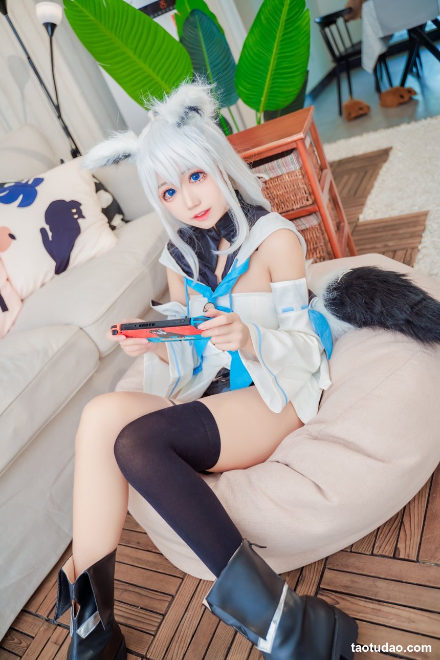 图片[2]-猫君君_MaoJun – NO.21 白上吹雪 [14P-2MB]-绅士图