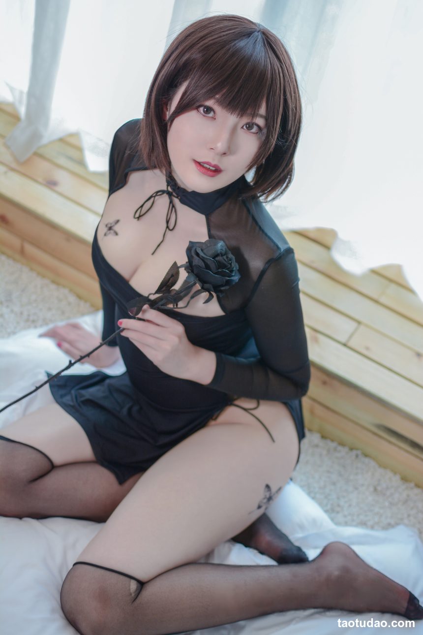 图片[2]-Natsuko夏夏子 – 开胸旗袍[18P-77.9M]-绅士图