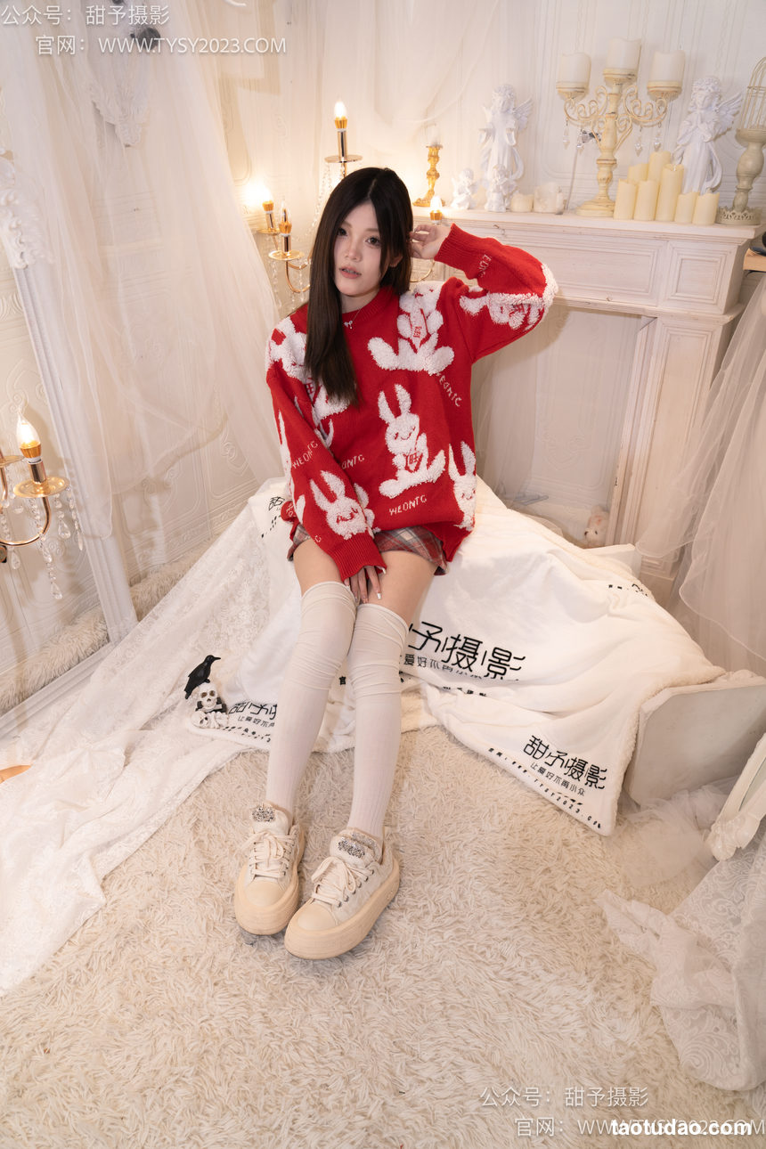 图片[3]-甜予摄影 NO.058 小熊-板鞋、过膝白棉袜、过膝薄白丝[128P+2V／9.59GB]-绅士图