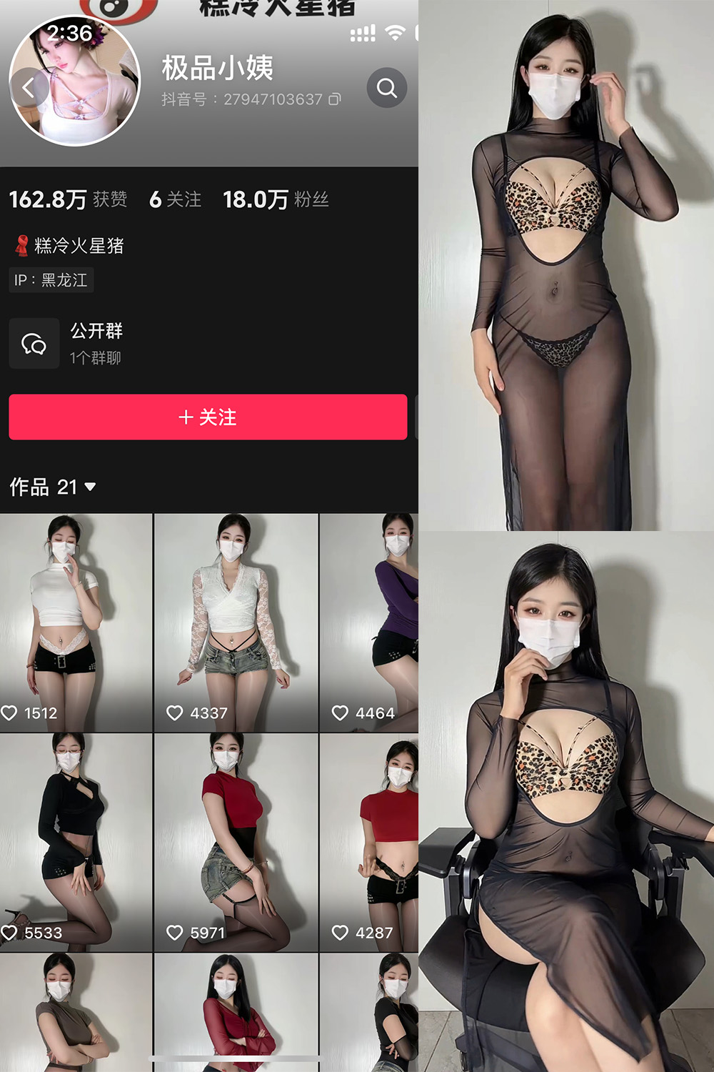 抖音 极品小姨 微密圈  NO.017期 【6P4V】最新至：2025.4.7-艺库