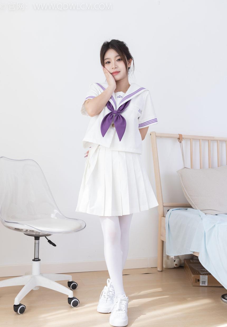 图片[2]-物恋传媒 NO.2317 闪闪-板鞋、厚白丝、jk制服[160P-1V-3.73G]-艺库