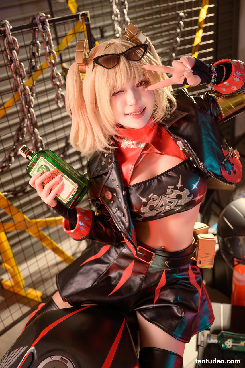 Umeko J cosplay Burnice White - Zenless Zone Zero [107P+8V-1.47G]-绅士图