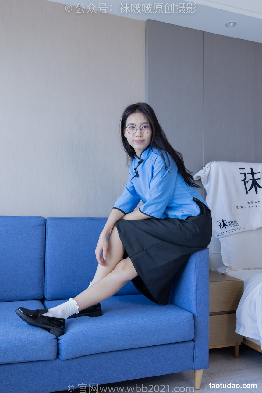 图片[2]-[BoBoSocks袜啵啵]NO.279 芝士-皮鞋、白棉袜、民国学生装[145P+1V／5.74GB]-绅士图