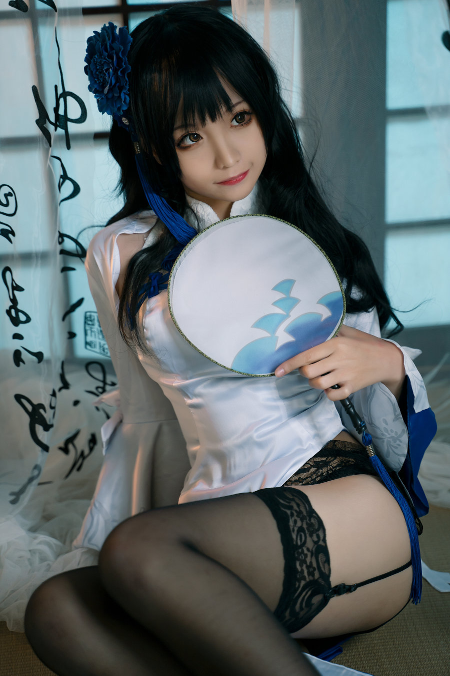 动漫博主蠢沫沫 - 黑丝旗袍 / 11P-157MB / cos萌妹-绅士图