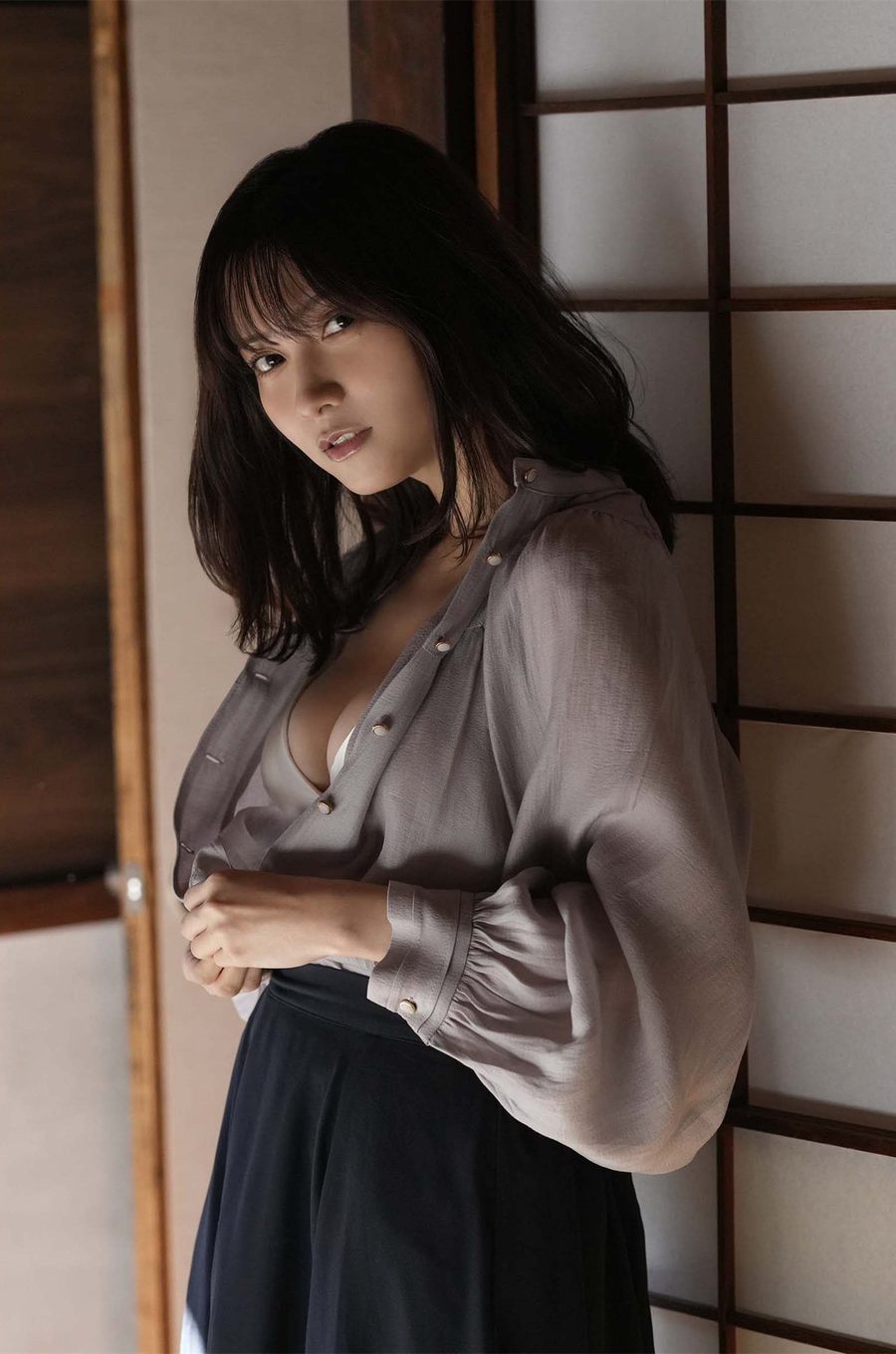 图片[3]-桃月梨子写真集「麗しの華」-绅士图