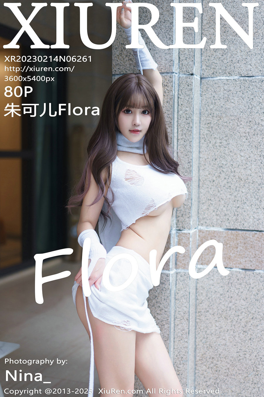 / 秀人美媛馆 / 2023.02.14 No.6261 朱可儿Flora / 80P571MB / 秀人网-绅士图