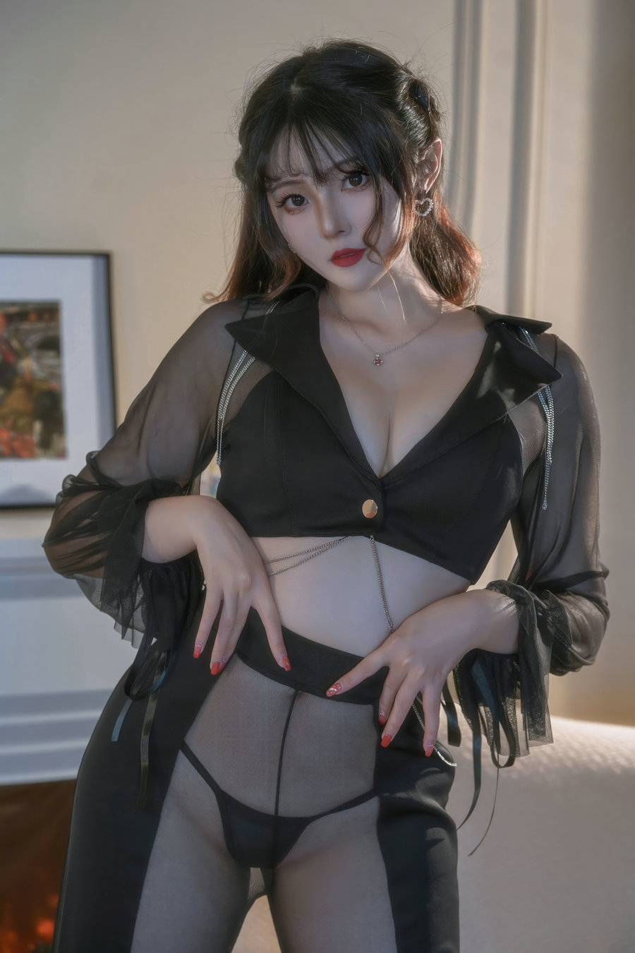 Natsuko夏夏子 - 朦胧OL / 53P1V-969MB / cos萌妹-绅士图